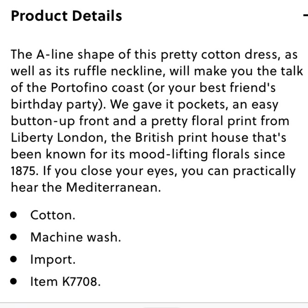 J. Crew Liberty Ruffle-Neck Pink Shirt Dress 00 - Picture 7 of 7